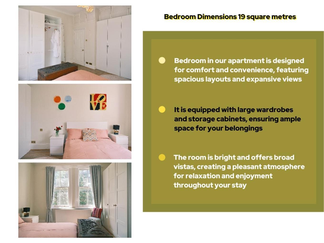 Kensington 1b1b With Sofa Double Bed Max 4 Guests Apartament *